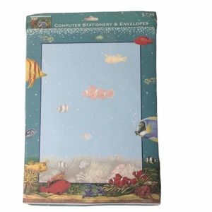 Aquarium Fish stationery and envelopes set of 20